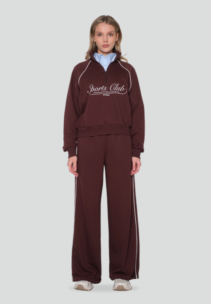 Свитшот «Sports club» Mocha Mousse