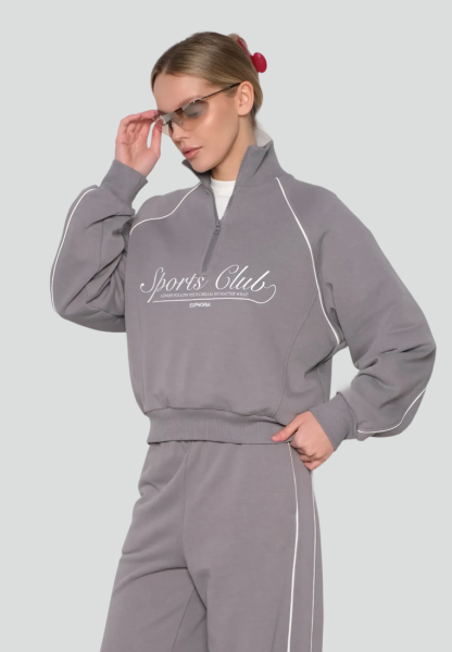 Свитшот «Sports club» Dark Grey
