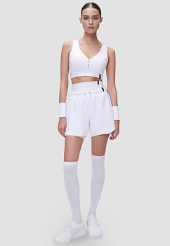 Топ Classic Cropped Total White